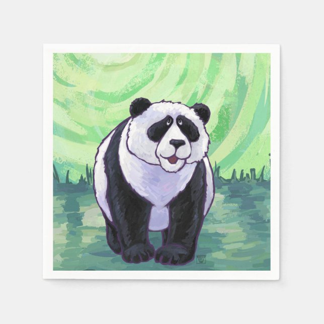 Panda Bear Gifts & Accessories Napkin (Front)