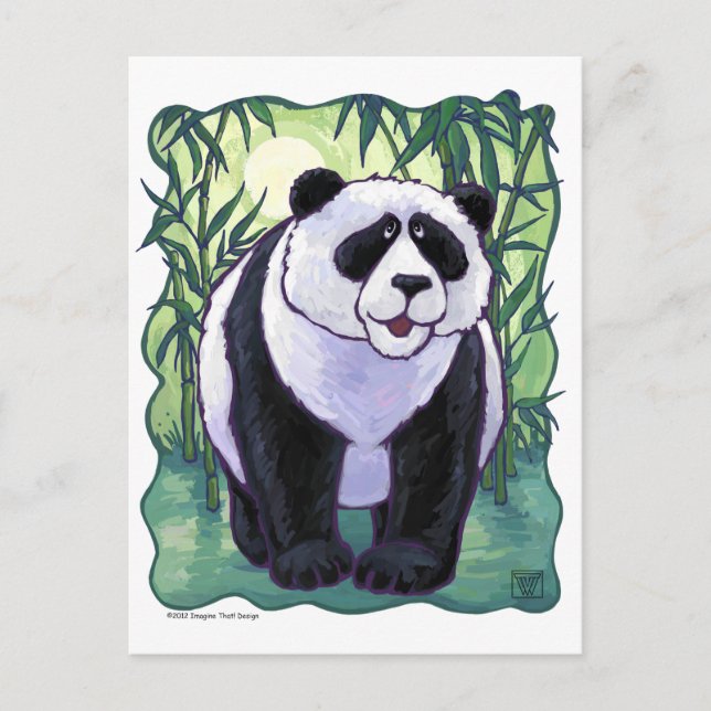 Panda Bear Gifts & Accessories Postcard (Front)