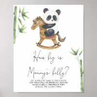 Panda Bear - How big is mommy's belly game