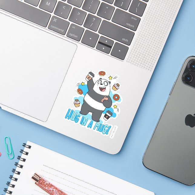 Panda Bear - Hug in a Mug! (Laptop w/ iPhone)