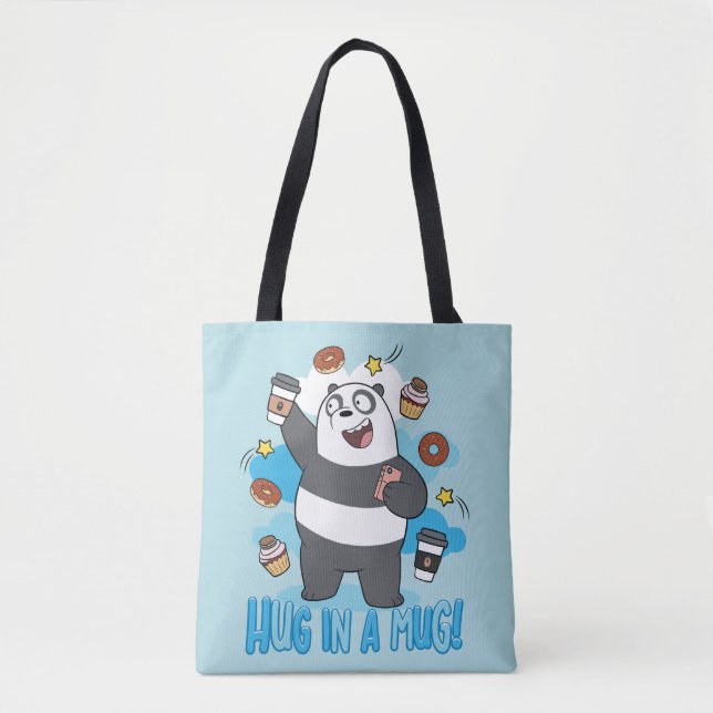 Panda Bear - Hug in a Mug! Tote Bag (Front)