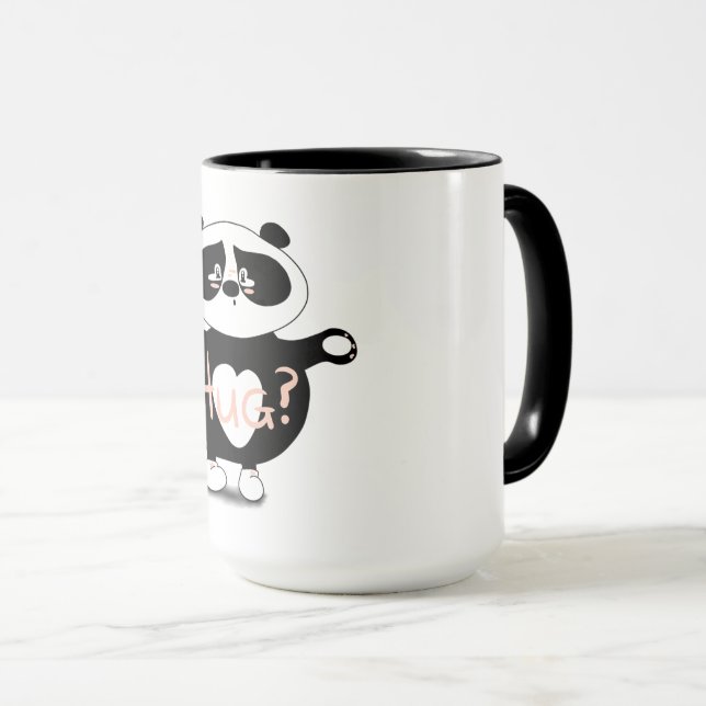 Panda Bear Hug Mug (Front Right)
