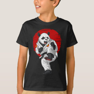 Panda Bear Karate Kickboxing Muay Thai Martial Art T-Shirt