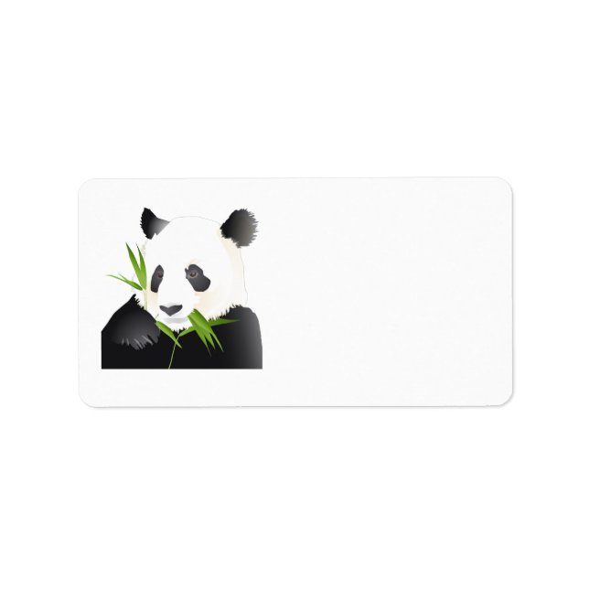 Panda Bear Label (Front)