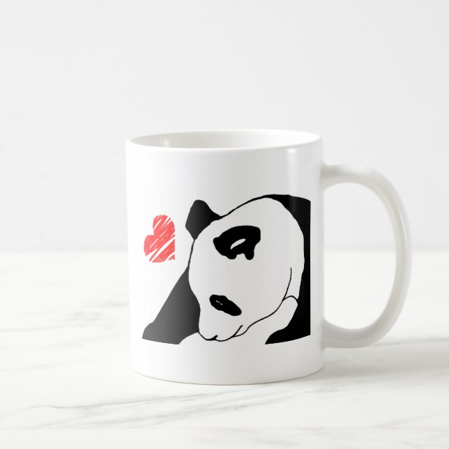 PANDA BEAR LOVE COFFEE MUG (Right)