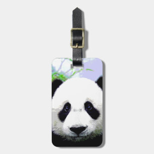 Panda Bear Luggage Tag