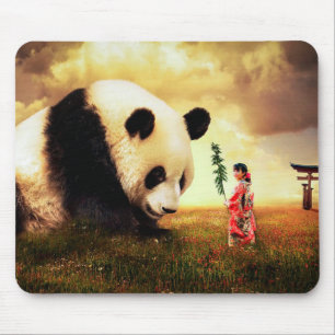 Panda Bear Mouse Pad