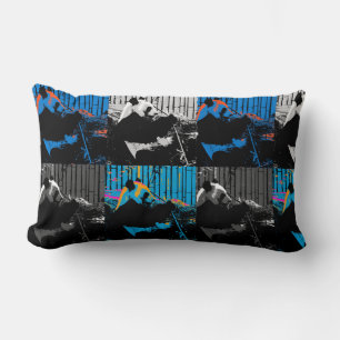 Panda Bear Multi-panel Modern Art Design Lumbar Pillow