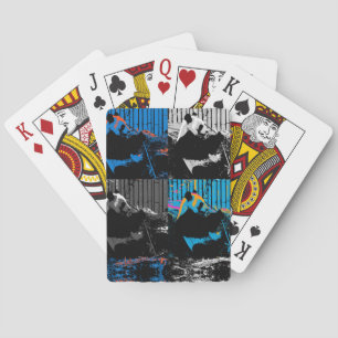 Panda Bear Multi-panel Modern Art Design Playing Cards