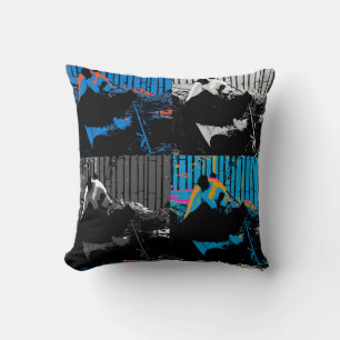 Panda Bear Multi-panel Modern Art Design Throw Pillow