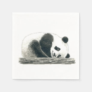 Panda bear napkin