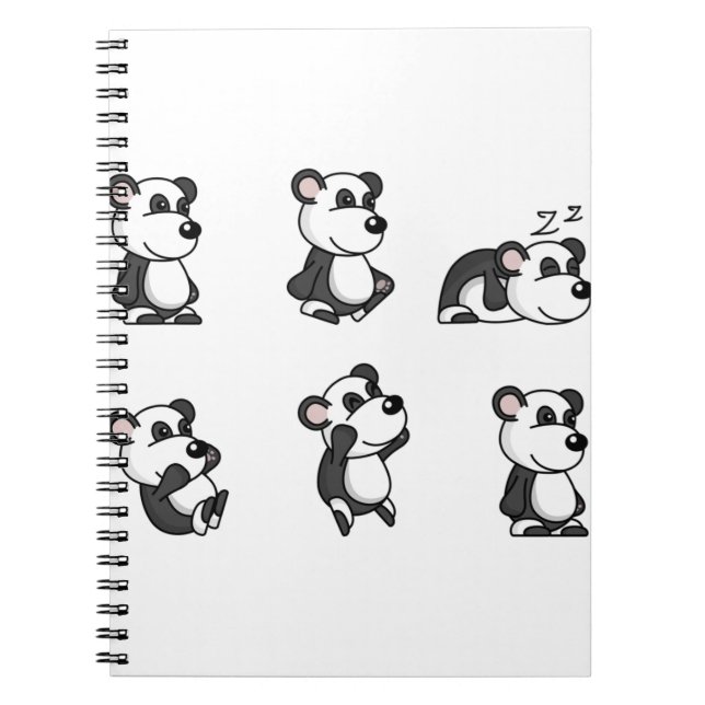 Panda bear notebook (Front)