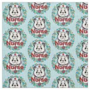 Panda Bear Nurse Fabric