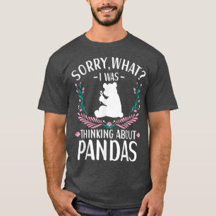 Panda Bear Outfit for Cute Panda Lovers Apparel Wo T-Shirt
