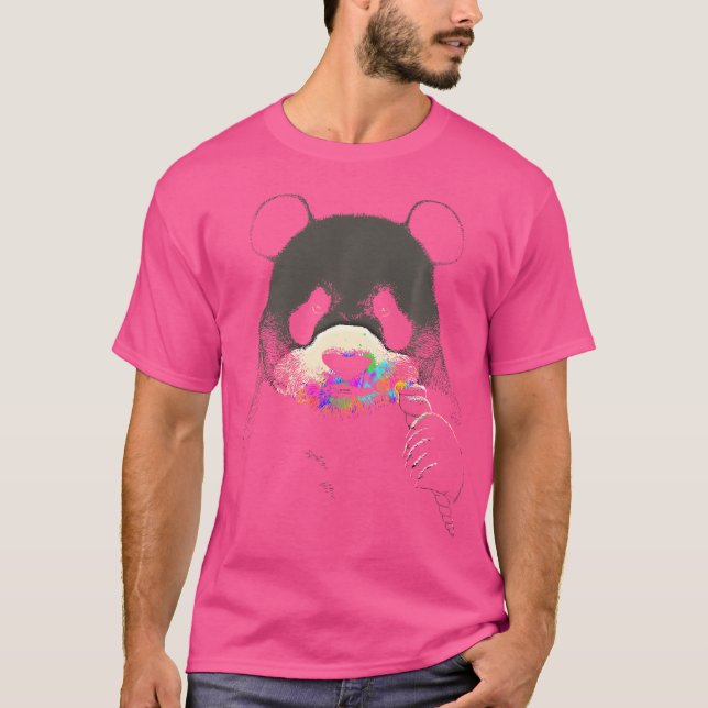 Panda Bear Panda Unicorn T-Shirt (Front)