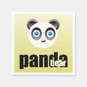 Panda Bear Paper Napkins