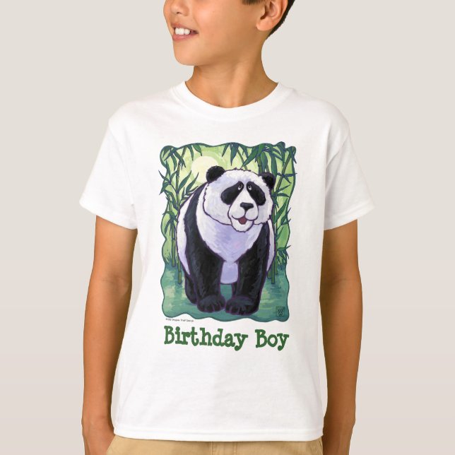 Panda Bear Party Centre T-Shirt (Front)