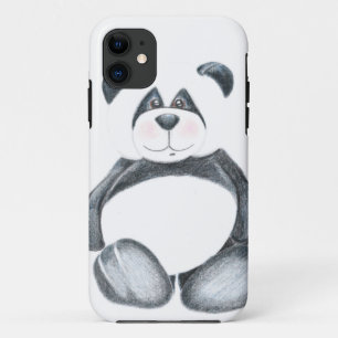 Panda Bear Pencil Art iPhone 11 Case