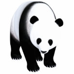 Panda Bear Photo Sculpture Ornament<br><div class="desc">cute panda bear</div>