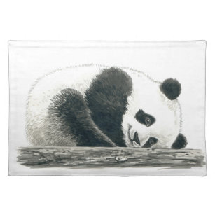 Panda bear placemat