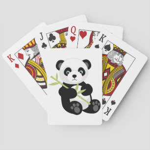 Panda Bear Playing Cards