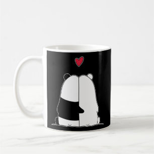 Panda Bear Polar Bear Love Day Coffee Mug