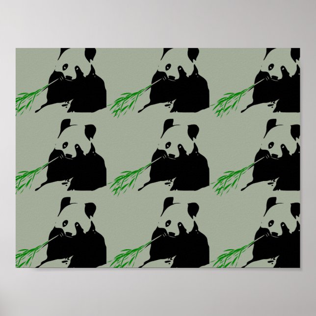 Panda bear poster (Front)