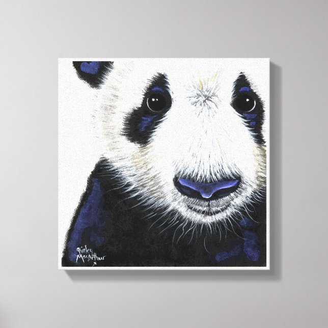 Panda Bear Print ' PANDA ' by Shirley MacArthur (Front)
