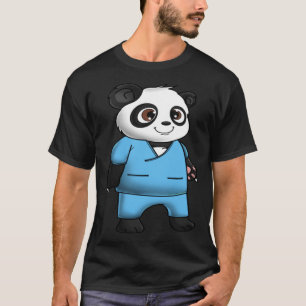 Panda Bear Scrub Suit Boy  Love Awesome T-Shirt