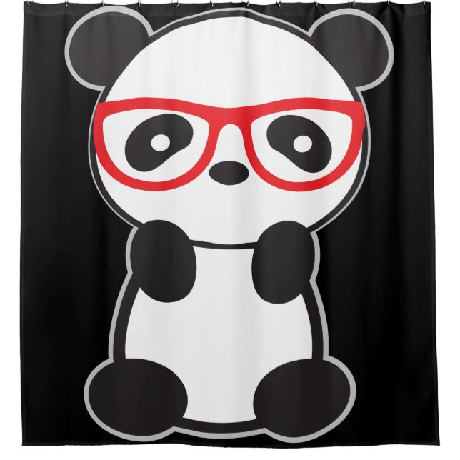 Panda Bear Shower Curtain - Home Decor (Front)