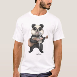 Panda Bear Singing Guitar Player Musician Music Gu T-Shirt