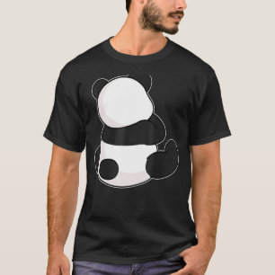 Panda Bear Sitting Back Facing Wildlife T-Shirt