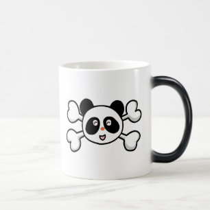 panda bear Skull and Crossbones Magic Mug