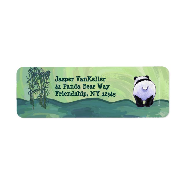 Panda Bear Stationery (Front)