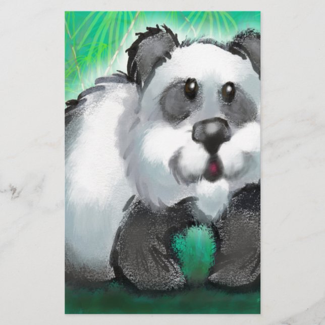 Panda Bear Stationery (Front)
