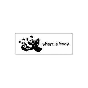 Panda Bear Storytime Self-inking Stamp
