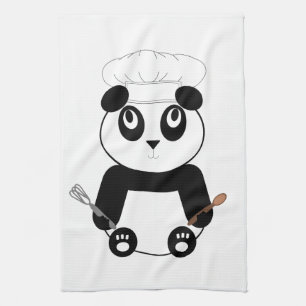 Panda bear Tea towel