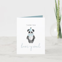 Panda Bear Thank you Beary Much Card