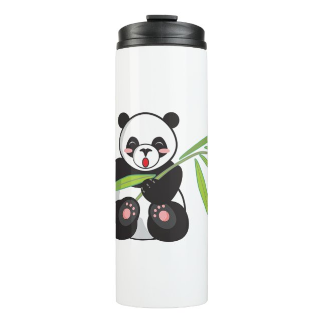 Panda bear thermal tumbler (Front)