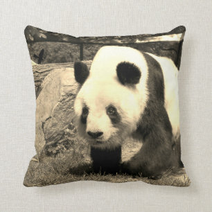 Panda Bear Throw Pillow