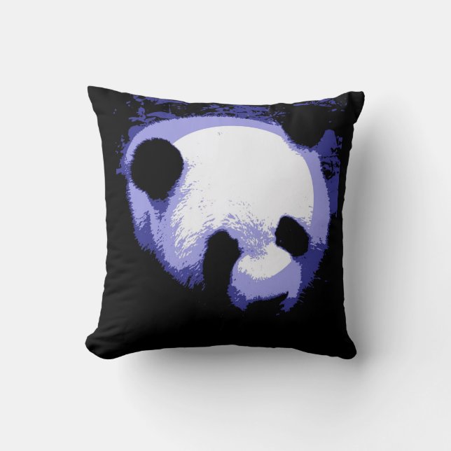 Panda Bear Throw Pillow (Front)
