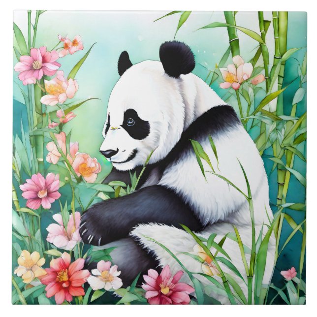 Panda Bear  Tile (Front)