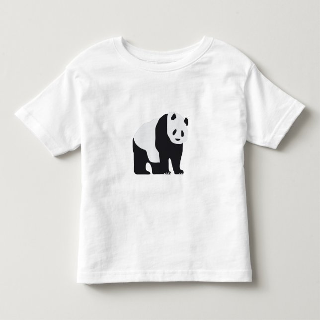 Panda Bear Toddler T-shirt (Front)