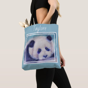 Panda Bear Tote Bag
