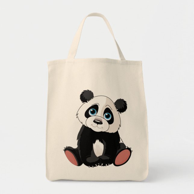 Panda Bear Tote Bag (Front)