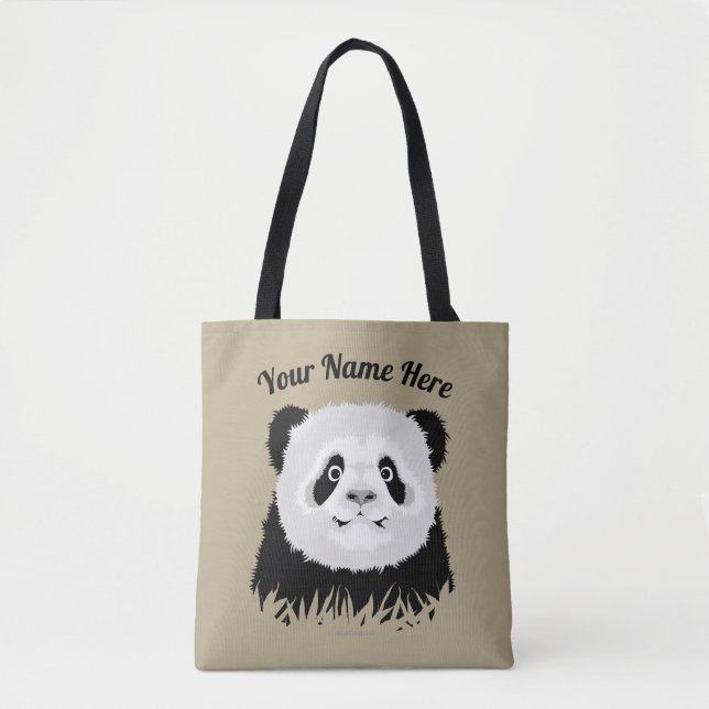 Panda Bear Tote Bag (Front)