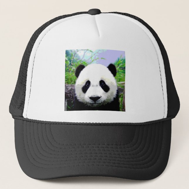 Panda Bear Trucker Hat (Front)