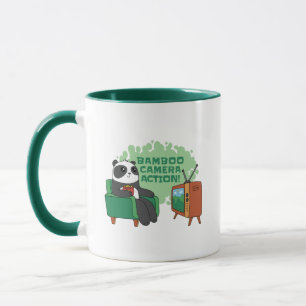PANDA BEAR WATCHING TV MUG