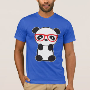 Panda Bear with Glasses T-Shirt