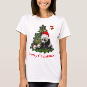 Panda bears Christmas T-Shirt